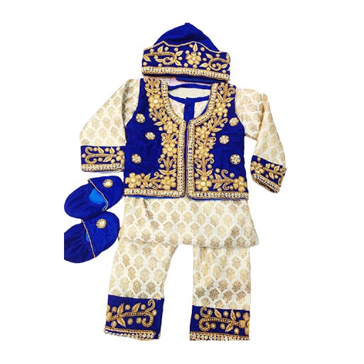 Pasni Dress/Set Nepali Annaprasan Ceremony/Rice Feeding Baby Boy Dress Baby Weaning Ceromony Dress blue