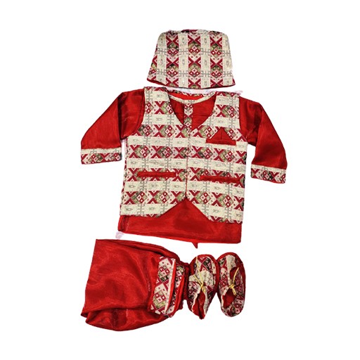 Dhaka Pasni Dress For Baby Boy