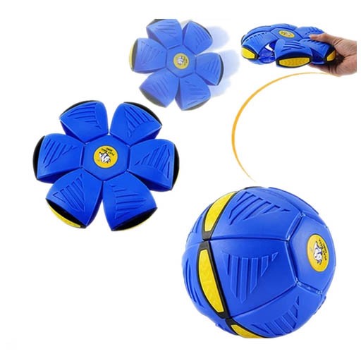 Magic UFO ball  Deformation UFO - Football Flat Throw Disc - with 3 LED  Light Flying 