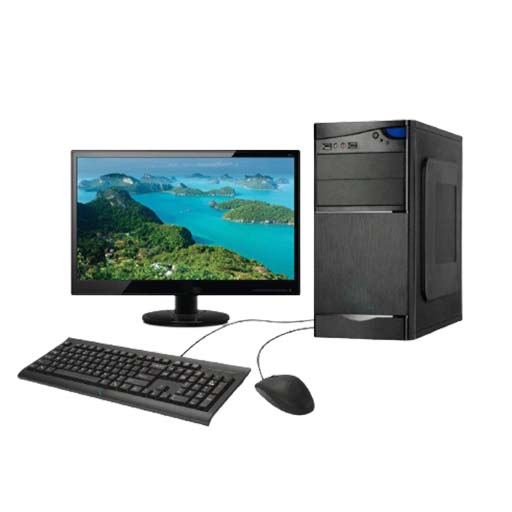 Assembled Desktop Computer  with i5 4th gen with 17" monitor