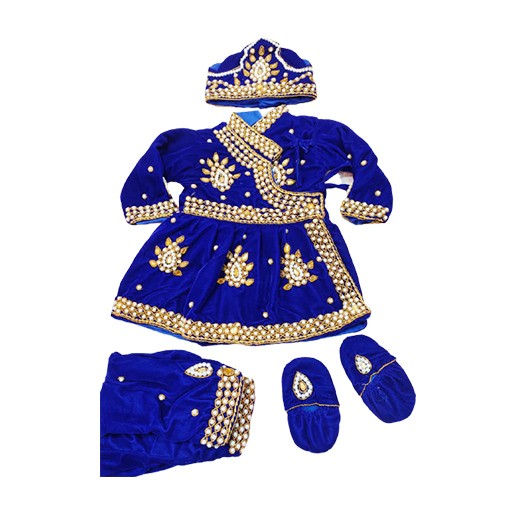 Blue Rice Feeding (Pasni) Dress,