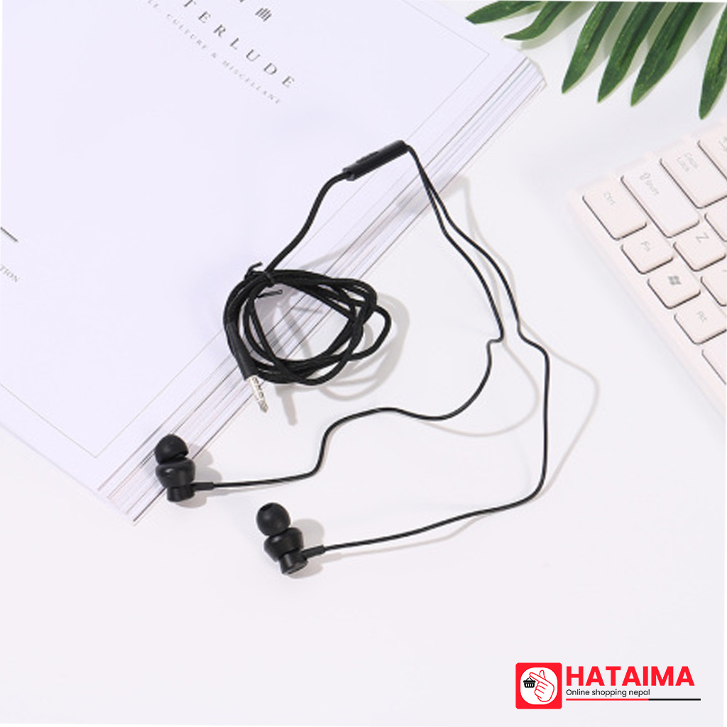Braided Jacket In-Ear Earphones (Black)
