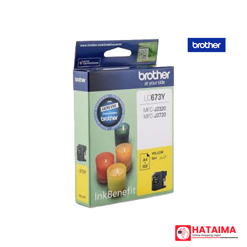 Brother Cart. LC-673Y Ink Cartridge