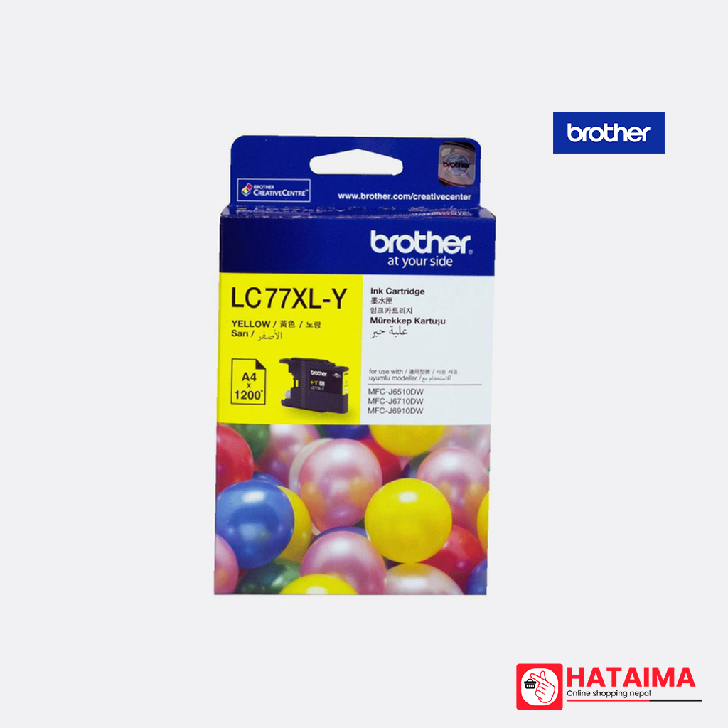 Brother Cart. LC-77XL- Y Ink Cartridge