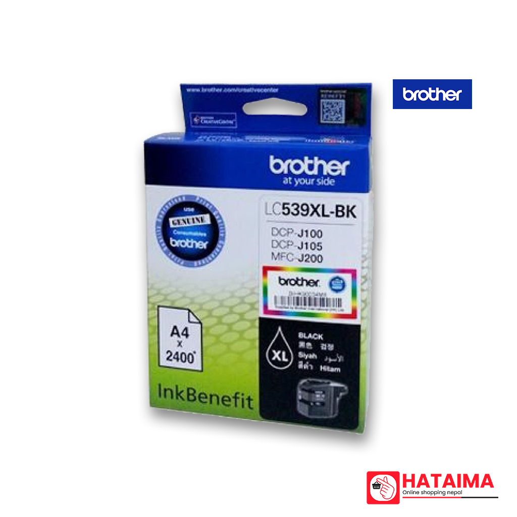 Brother Cart. LC-539BK Ink Cartridge