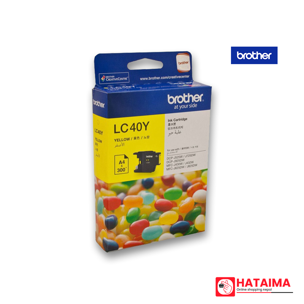 Brother Cart. LC-40Y Ink Cartridge