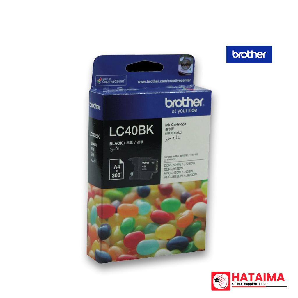 Brother Cart. LC-40BK Ink Cartridge