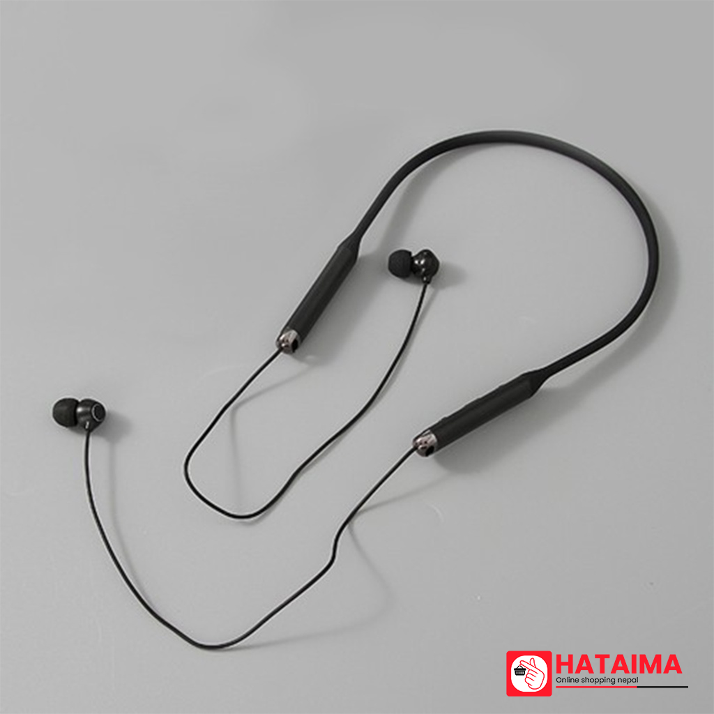 Wireless Sport Earphones-QC006 (Glossy Black)