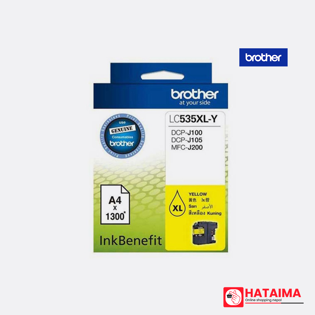 Brother Cart. LC-535XL-Y Ink Cartridge